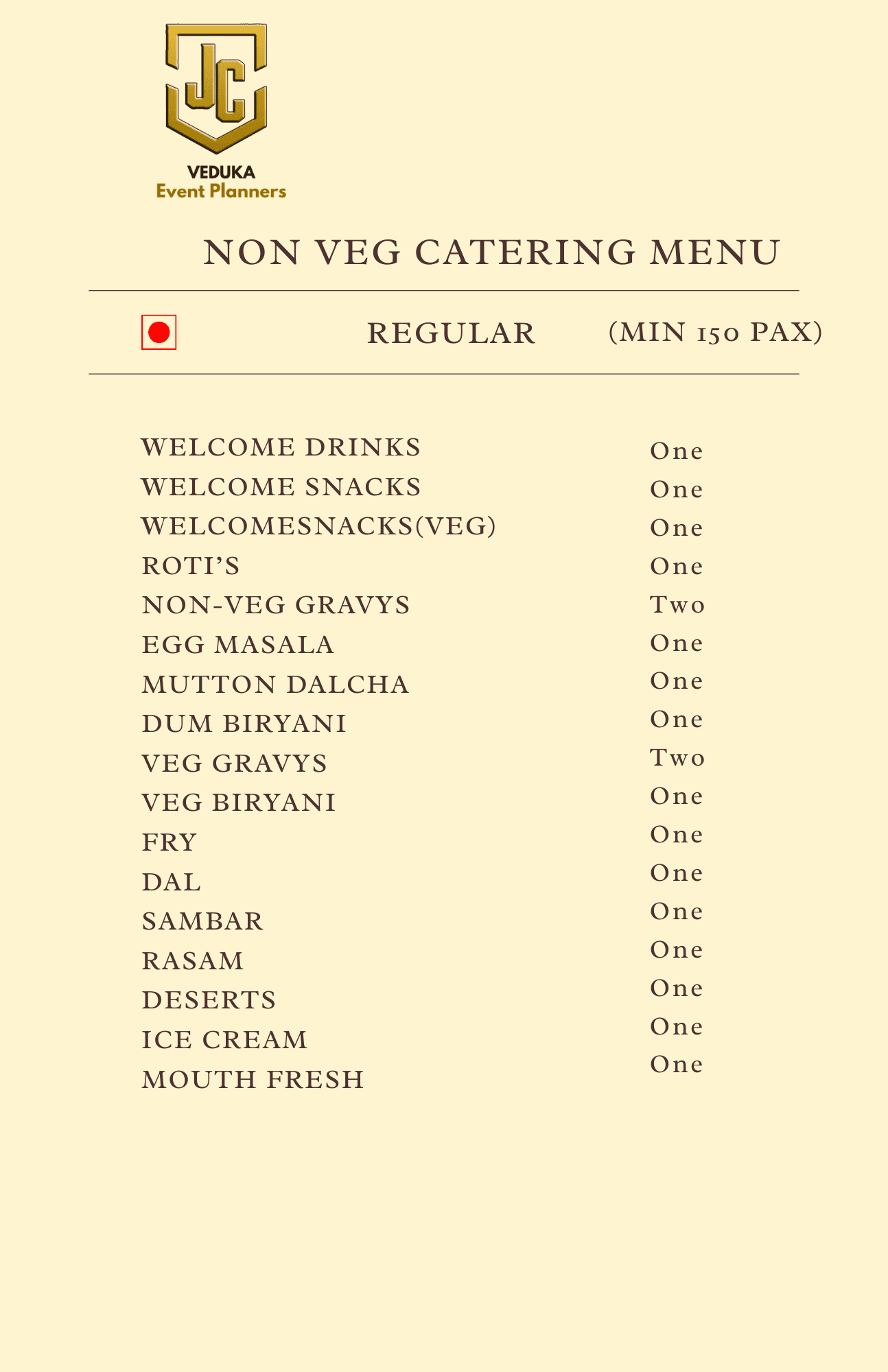 Non-Vegetarian Regular